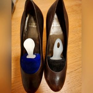 Dark Brown skyhi platform pumps